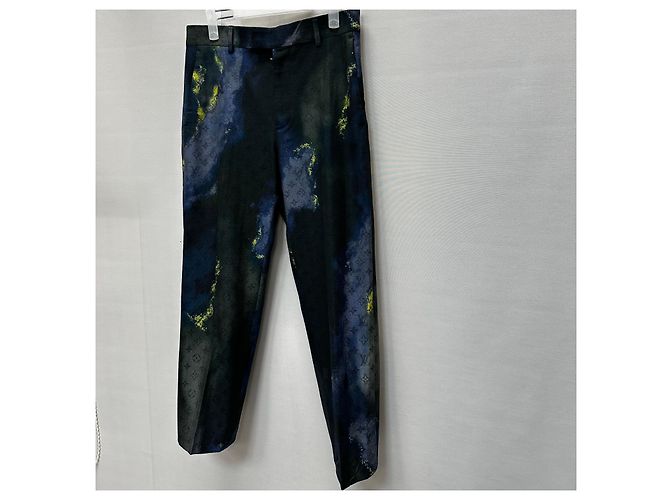 Louis Vuitton Pantaloni Tie and Dye Argento - vista 4