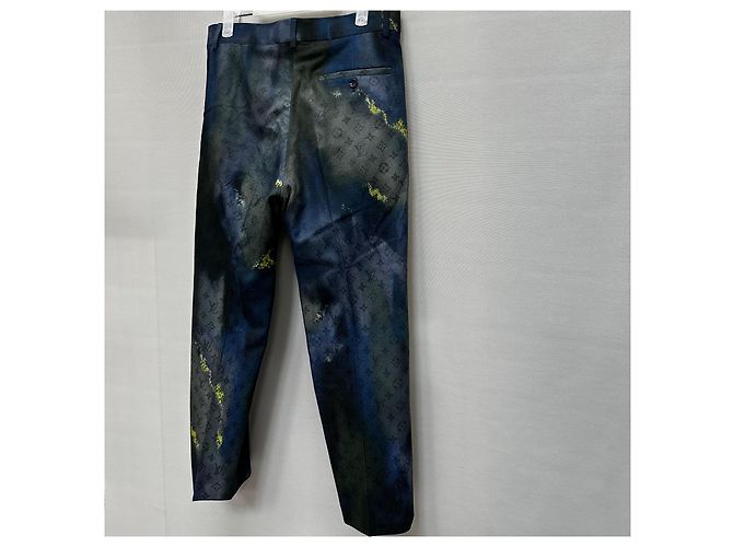 Louis Vuitton Pantaloni Tie and Dye Argento - vista 6