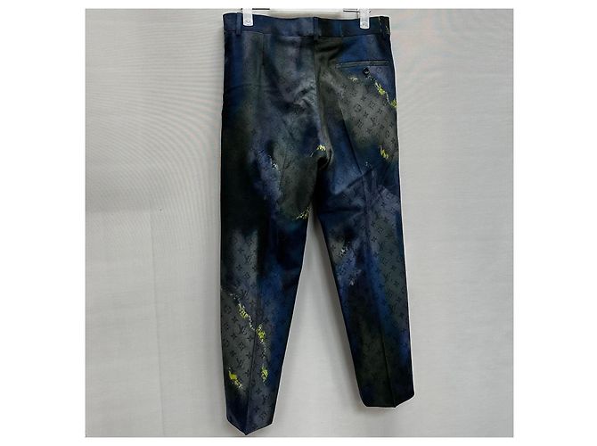 Louis Vuitton Pantaloni Tie and Dye Argento - vista 7