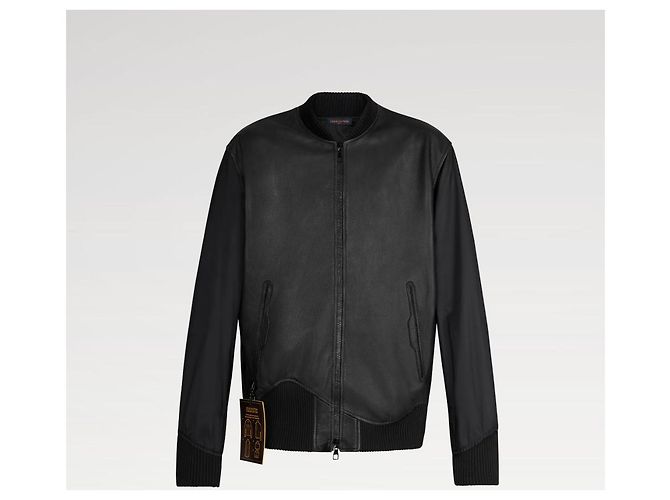 Louis Vuitton Leather Technical Reversible Jacket Black - view 11