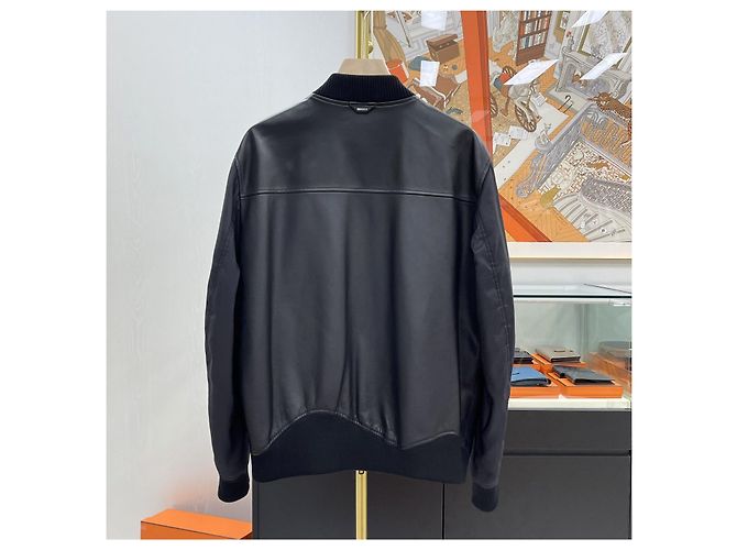 Louis Vuitton Leather Technical Reversible Jacket Black - view 4