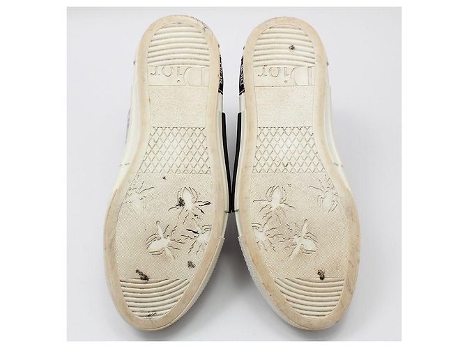 Dior Sneakers alte in tela Oblique Blu - vista 6