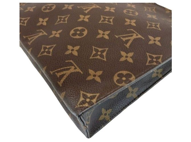 Louis Vuitton Neceser de lona Monogram Canvas Negro - vista 7