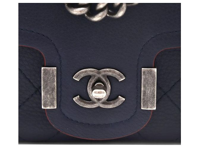 Borsa Tote e Borsa a tracolla Chanel CC Chain Blu - vista 5