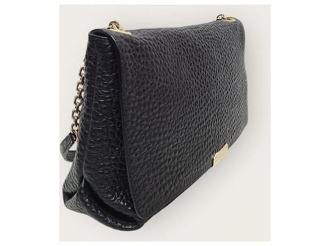 Burberry Borsa a tracolla Milldenhall in pelle granulata nera e finiture dorate Nero - vista 3