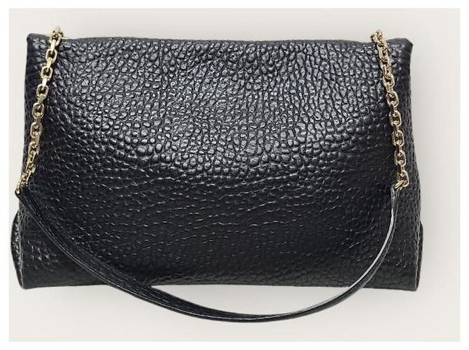 Burberry Borsa a tracolla Milldenhall in pelle granulata nera e finiture dorate Nero - vista 5