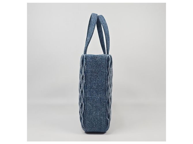 Borsa Tote Matreuse Logo Denim Chain di Miu Miu Multicolore - vista 7