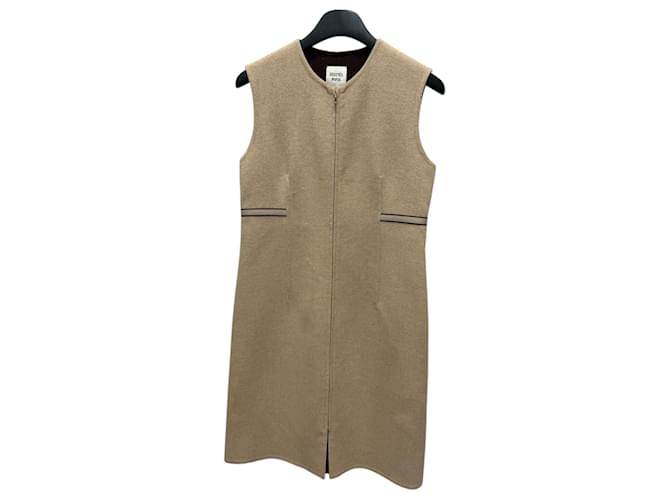 Hermès Cashmere-Weste mit Reißverschluss Braun - Ansicht 4