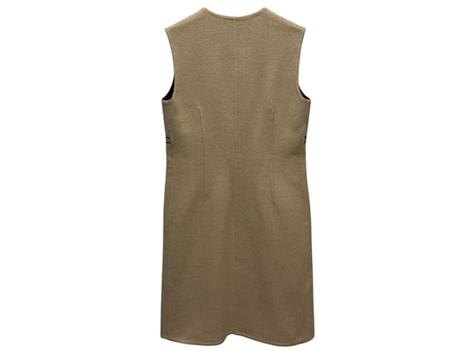 Hermès Cashmere-Weste mit Reißverschluss Braun - Ansicht 5