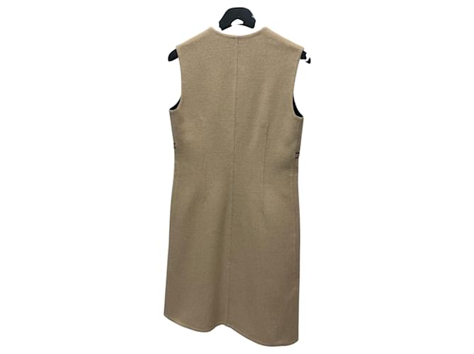 Hermès Cashmere-Weste mit Reißverschluss Braun - Ansicht 6