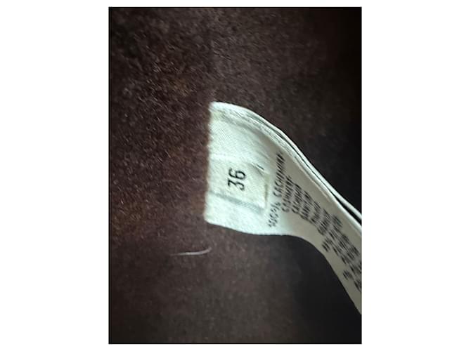Hermès Cashmere-Weste mit Reißverschluss Braun - Ansicht 8