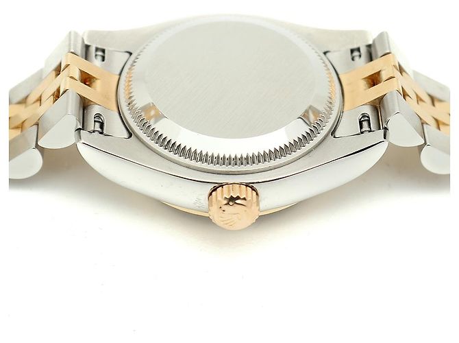 Rolex Datejust Damen Combi Uhr mit Original Diamanten Garantie Golden - Ansicht 13