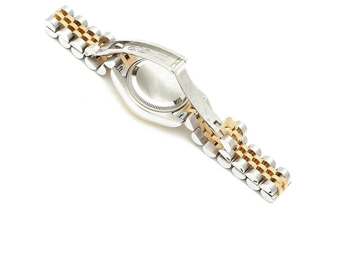 Rolex Datejust Damen Combi Uhr mit Original Diamanten Garantie Golden - Ansicht 15