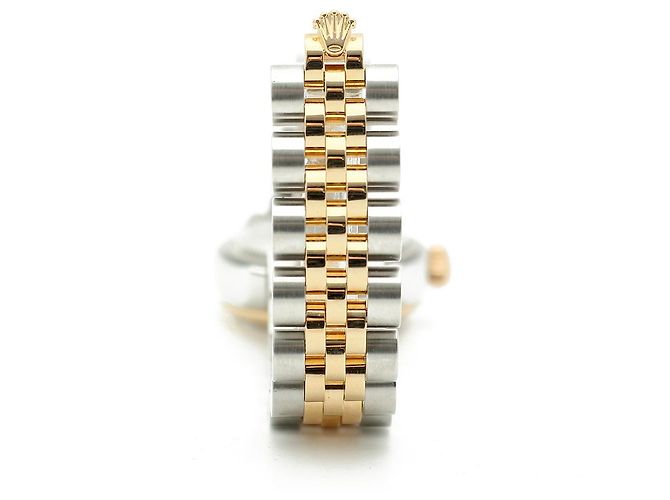 Rolex Datejust Damen Combi Uhr mit Original Diamanten Garantie Golden - Ansicht 17
