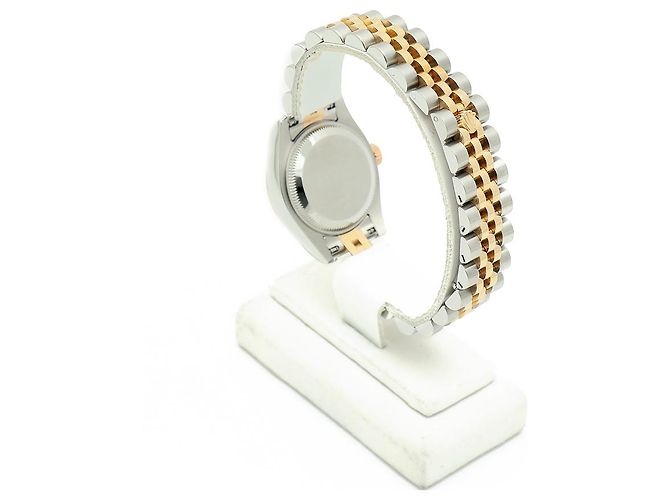 Rolex Datejust Damen Combi Uhr mit Original Diamanten Garantie Golden - Ansicht 6