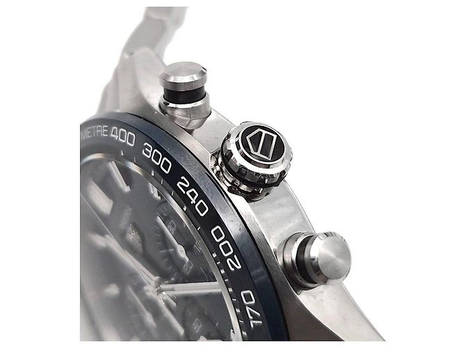 Tag Heuer Orologio Carrera Chronograph in acciaio Blu - Ansicht 7