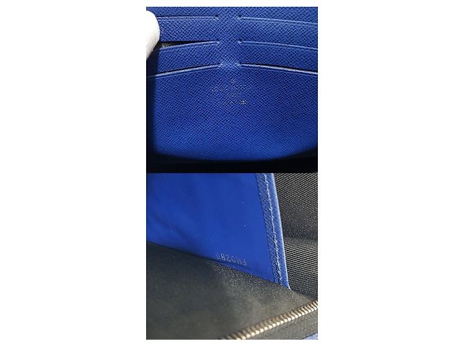 Louis Vuitton Pochette Voyage MM Clutch Blu - vista 9