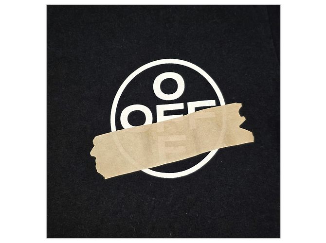 Off White Tape Arrow Kurzarm-T-Shirt Schwarz - Ansicht 3