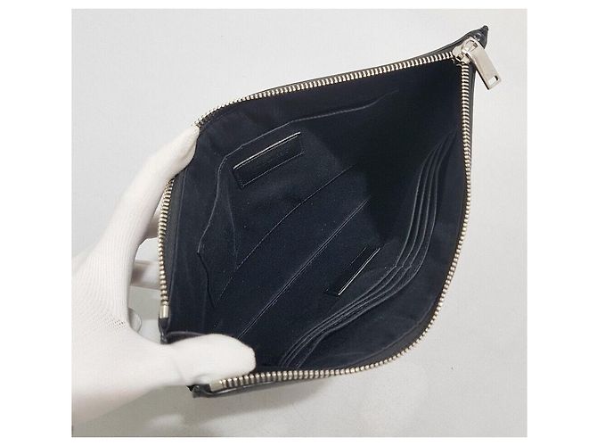 Saint Laurent Clutch Caviar - vista 8