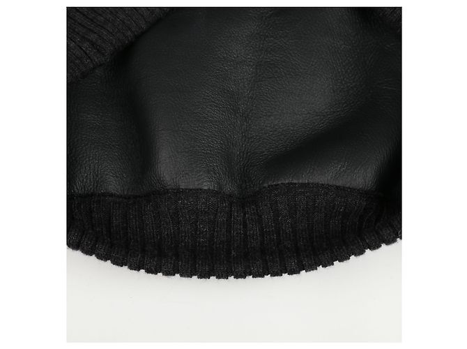 Louis Vuitton Graues Shearling-Crewneck-T-Shirt mit Monogramm Größe XXL Braun - Ansicht 12