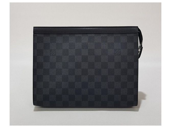 Louis Vuitton Pochette Voyage MM Damier Graphite Nero - vista 2