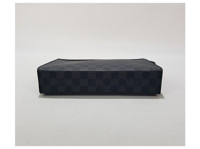 Louis Vuitton Pochette Voyage MM Damier Graphite Nero - vista 6