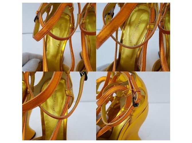 Bottega Veneta Zeppa dorata - vista 6