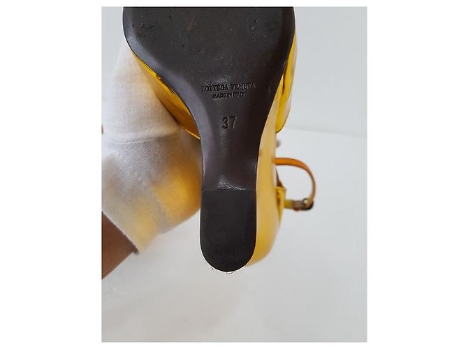 Bottega Veneta Zeppa dorata - vista 7