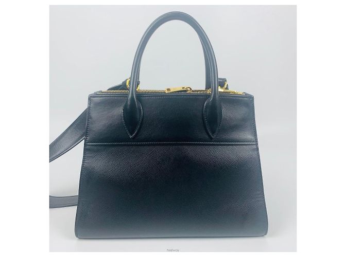 Prada Borsa City in pelle Saffiano Multicolore - vista 2