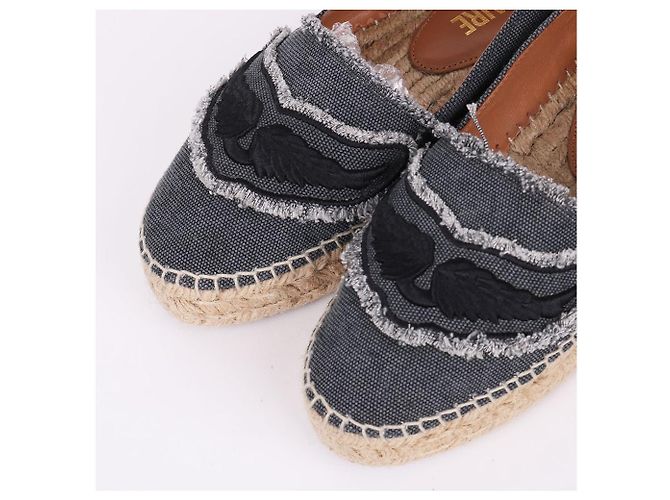 Zadig & Voltaire Slip-On in denim grigio da donna Marrone - vista 2