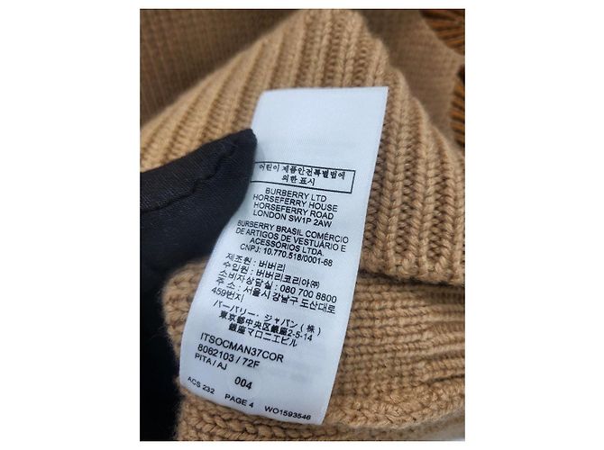 Burberry Suéter de lã e cashmere com brasão de folha de carvalho Multicor - vista 6