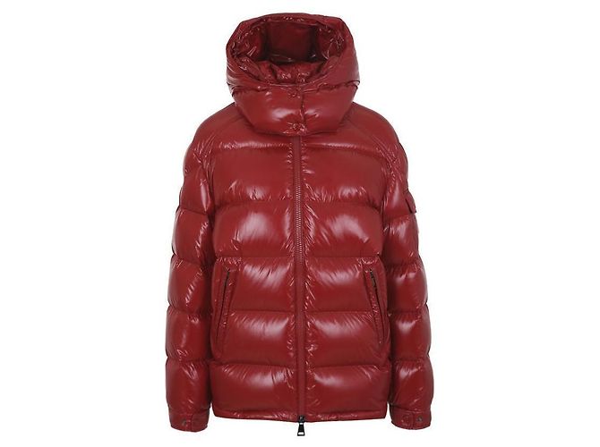 Chaqueta de plumón con capucha para mujer Moncler MAIRE Roja - vista 2