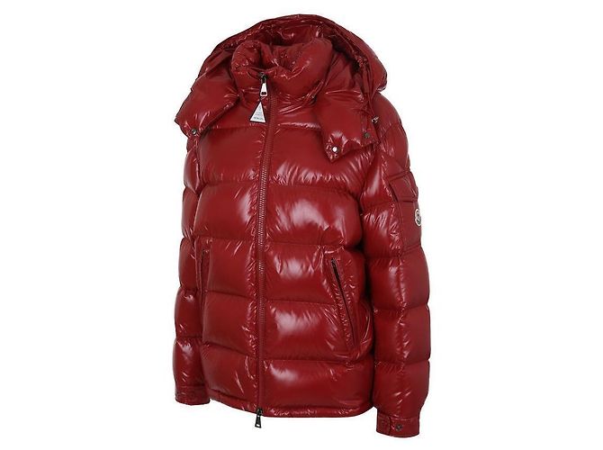 Chaqueta de plumón con capucha para mujer Moncler MAIRE Roja - vista 3