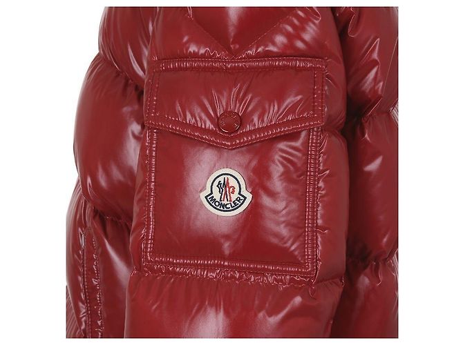 Chaqueta de plumón con capucha para mujer Moncler MAIRE Roja - vista 9