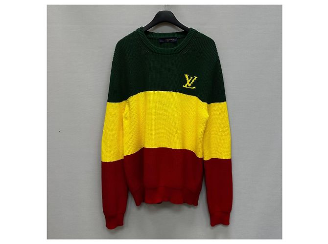 Louis Vuitton Logo Jamaica Strick Mehrfarben - Ansicht 2