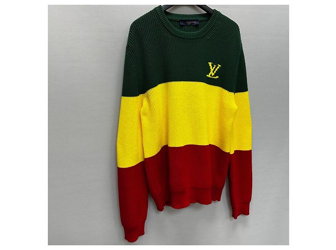 Louis Vuitton Logo Jamaica Strick Mehrfarben - Ansicht 3