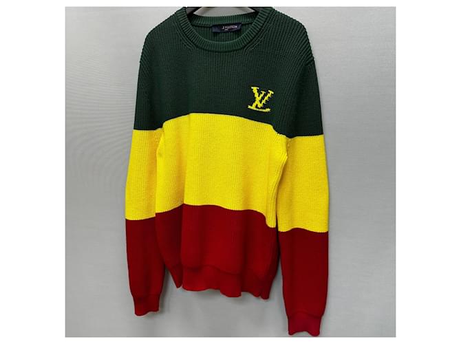 Louis Vuitton Logo Jamaica Strick Mehrfarben - Ansicht 4