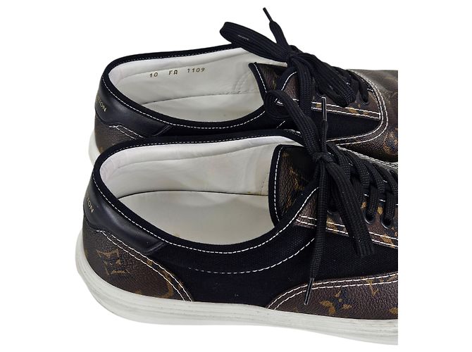 Louis Vuitton Sneakers Monogram Trocadero Nero - vista 6