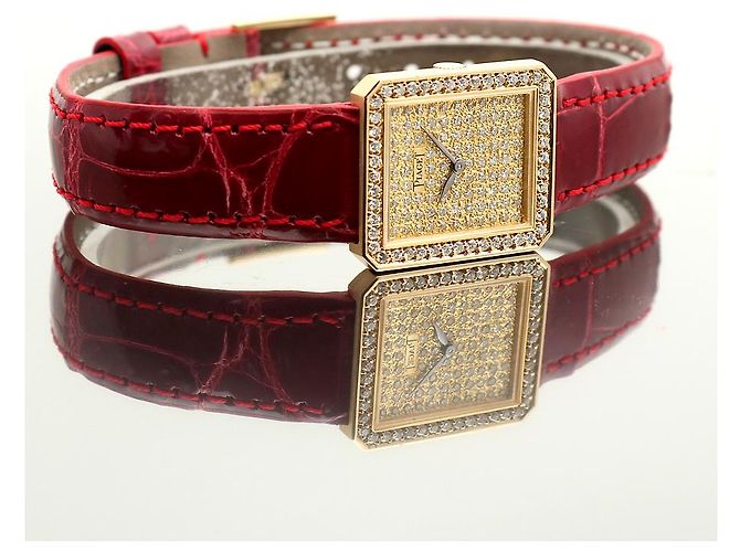 Piaget Reloj de oro tamaño mini con pavé de diamantes para mujer Manual de protocolo Certificado de nacimiento Amarillo - vista 18