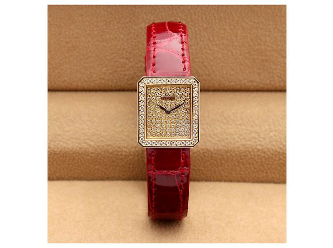 Piaget Reloj de oro tamaño mini con pavé de diamantes para mujer Manual de protocolo Certificado de nacimiento Amarillo - vista 22