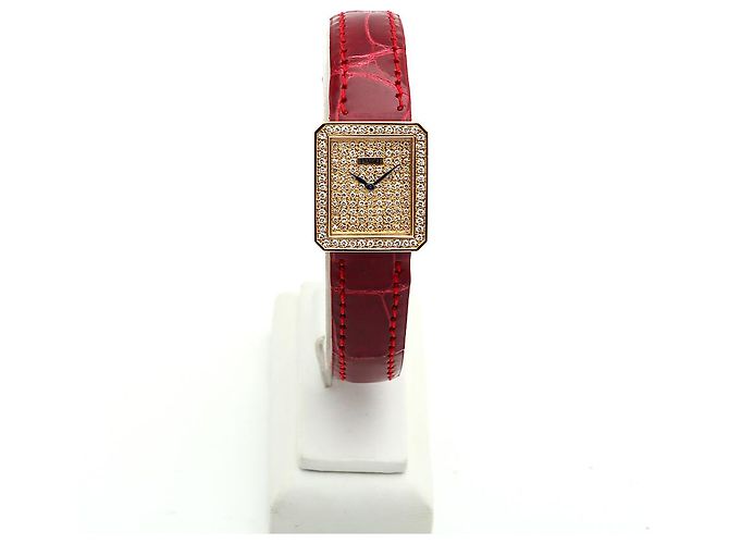Piaget Reloj de oro tamaño mini con pavé de diamantes para mujer Manual de protocolo Certificado de nacimiento Amarillo - vista 4