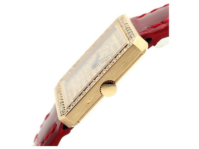 Piaget Reloj de oro tamaño mini con pavé de diamantes para mujer Manual de protocolo Certificado de nacimiento Amarillo - vista 9