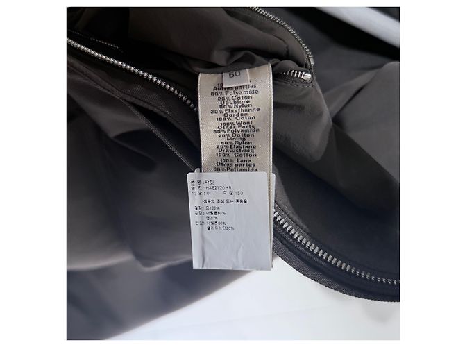Hermès Giacca con cappuccio e zip in nylon Khaki Brown Marrone - vista 7