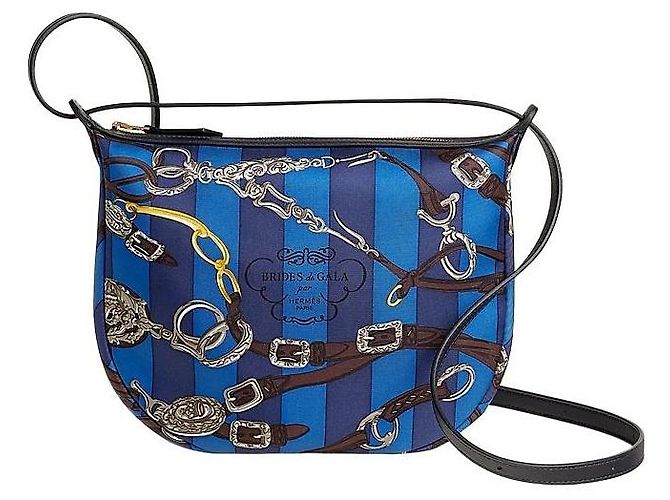 Hermès Sursoie To Go Beutel Blau - Ansicht 2