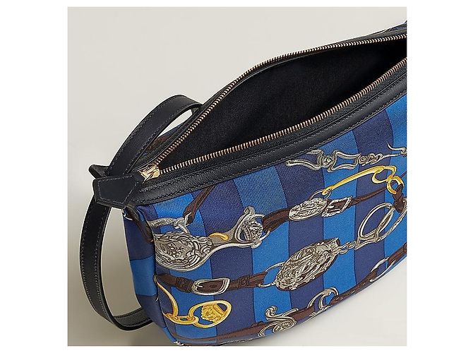 Hermès Sursoie To Go Beutel Blau - Ansicht 4
