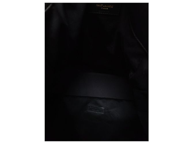 Saint Laurent Jamie Medium in agnello nero - vista 4