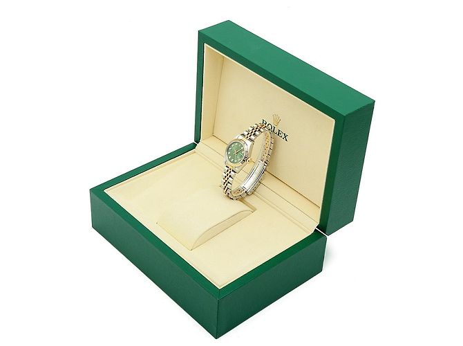 Rolex Datejust Combo Damenuhr Hellgrün After Diamond - Ansicht 25