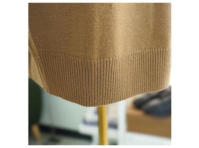Burberry Cashmere-Strickjacke mit langen Ärmeln ARCHIVE BEIGE Braun - Ansicht 14