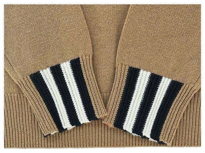 Burberry Cashmere-Strickjacke mit langen Ärmeln ARCHIVE BEIGE Braun - Ansicht 20