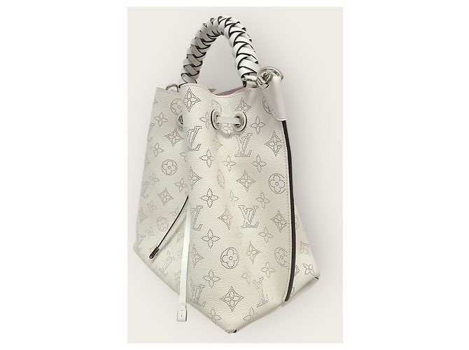 Louis Vuitton Borsa a tracolla Mahina Moria in monogramma bianco - vista 3